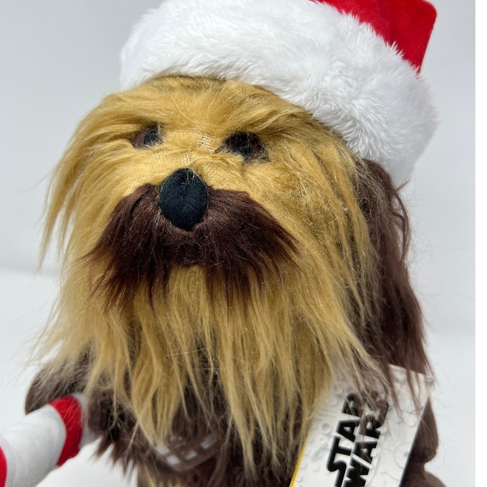 LEGO Star Wars Chewbacca Holiday Santa Hat Candy Cane Plush Wookiee 2020 NWT‎ - Picture 2 of 12